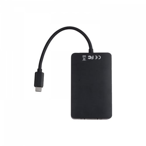 Adaptateur USB-C vers USB 3.0/RJ45/HDMI/VGA - Noir - Achat / Vente sur grosbill.com - 4