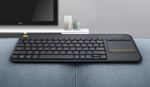 WIRELESS TOUCH KEYBOARD K400+ - Achat / Vente sur grosbill.com - 18