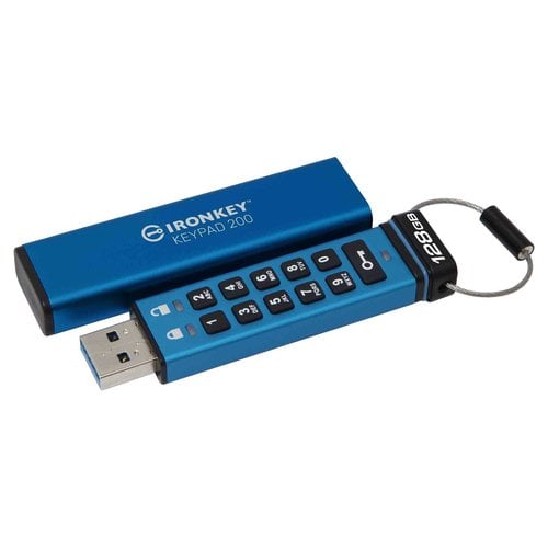 128GB IRONKEY KEYPAD200 AES-256 - Achat / Vente sur grosbill.com - 1