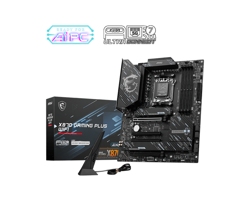 MSI X870 GAMING PLUS WIFI ATX  - Carte mère MSI - grosbill.com - 0