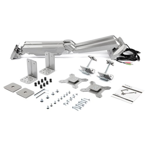 Desk Mount Dual Monitor Arm w/USB/Audio - Achat / Vente sur grosbill.com - 14