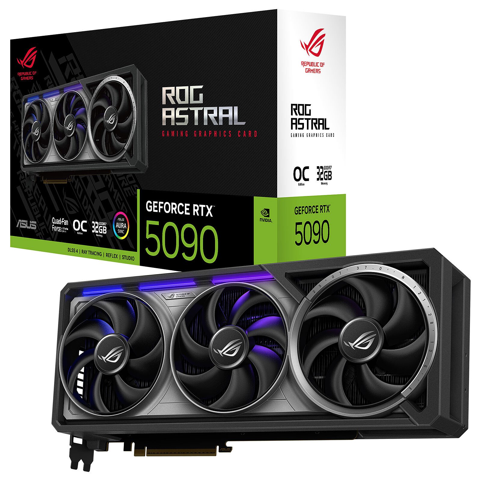 Asus ROG Astral GeForce RTX 5090 32GB GDDR7 OC Edition - Carte graphique - 0