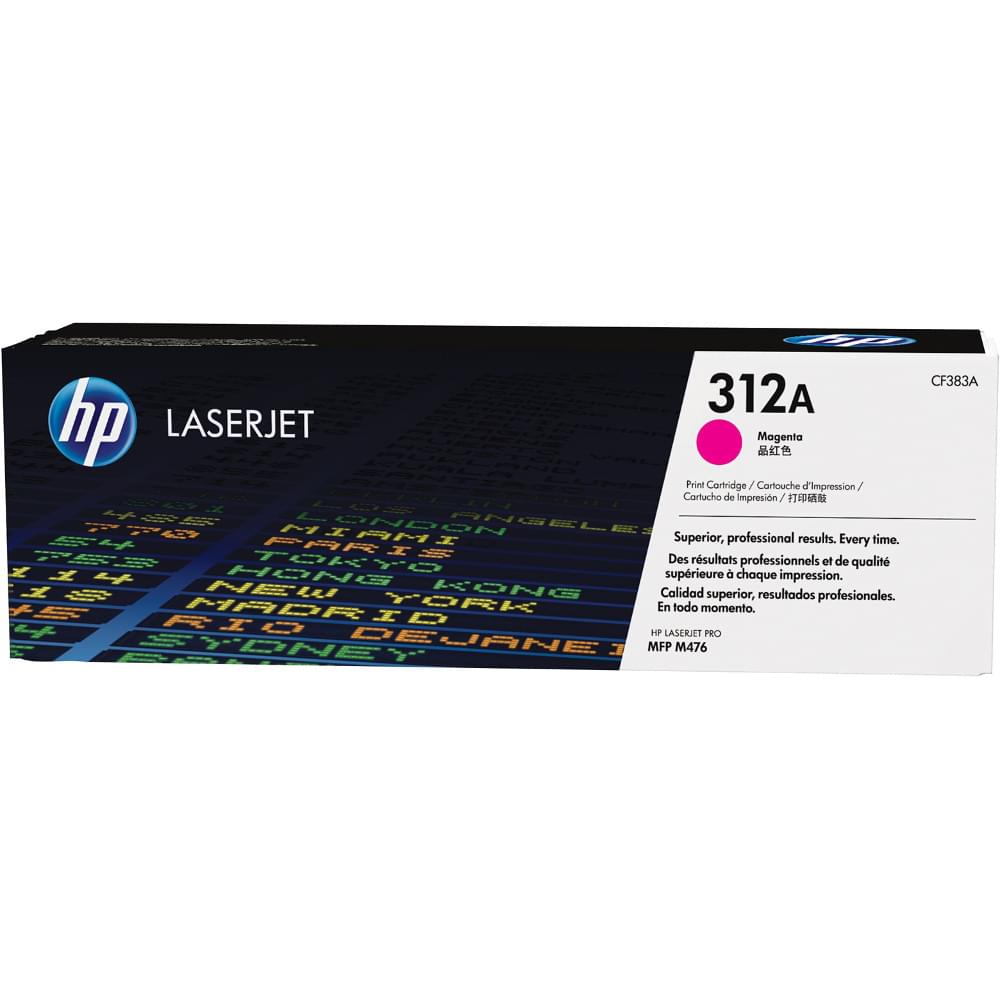 Toner Magenta HP 312A - CF383A pour imprimante Laser HP - 0