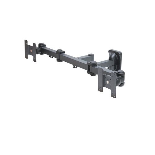 Wall Mount Dual 10-27" FullMotion SILVER - Achat / Vente sur grosbill.com - 1