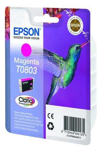 Epson - Magenta - C13T08034011 - Achat / Vente Consommable imprimante sur grosbill.com - 1