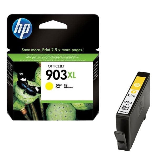 Cartouche Jaune rendement élevé 903XL - T6M11AE pour imprimante  HP - 0