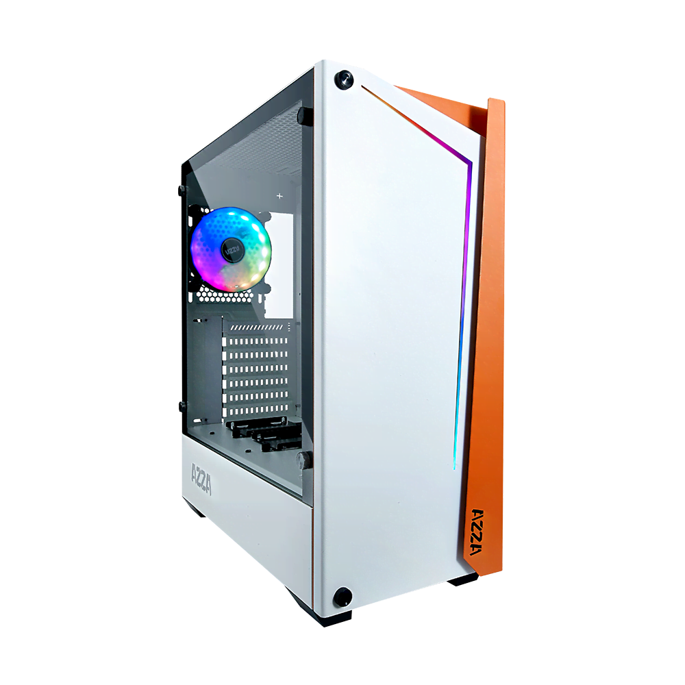 Azza Apollo 430W DF2 Orange - Boîtier PC Azza - grosbill.com - 0