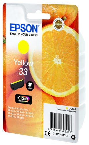 Epson - Jaune - C13T33444022 - Achat / Vente Consommable imprimante sur grosbill.com - 3