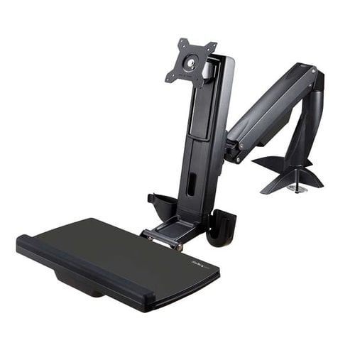 Monitor Arm Height Adjustable Sit Stand - Achat / Vente sur grosbill.com - 1