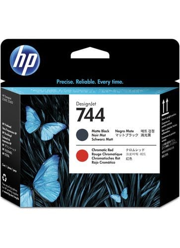 HP HP Ink/744 Matte Black+Red Printhead - Achat / Vente Consommable imprimante sur grosbill.com - 1