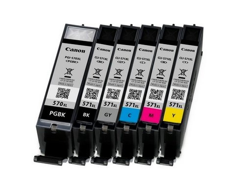 Canon Ink/CLI-571XL Cartridge GY BLIST+SEC - Achat / Vente Consommable imprimante sur grosbill.com - 1