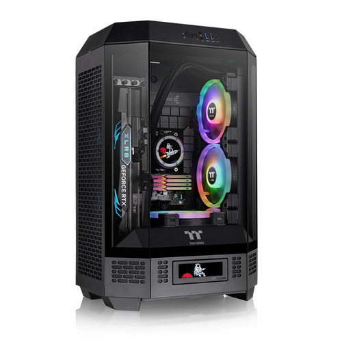 Thermaltake Mini-Tower/Micro-ATX/Sans Alim Noir - Boîtier PC - 0