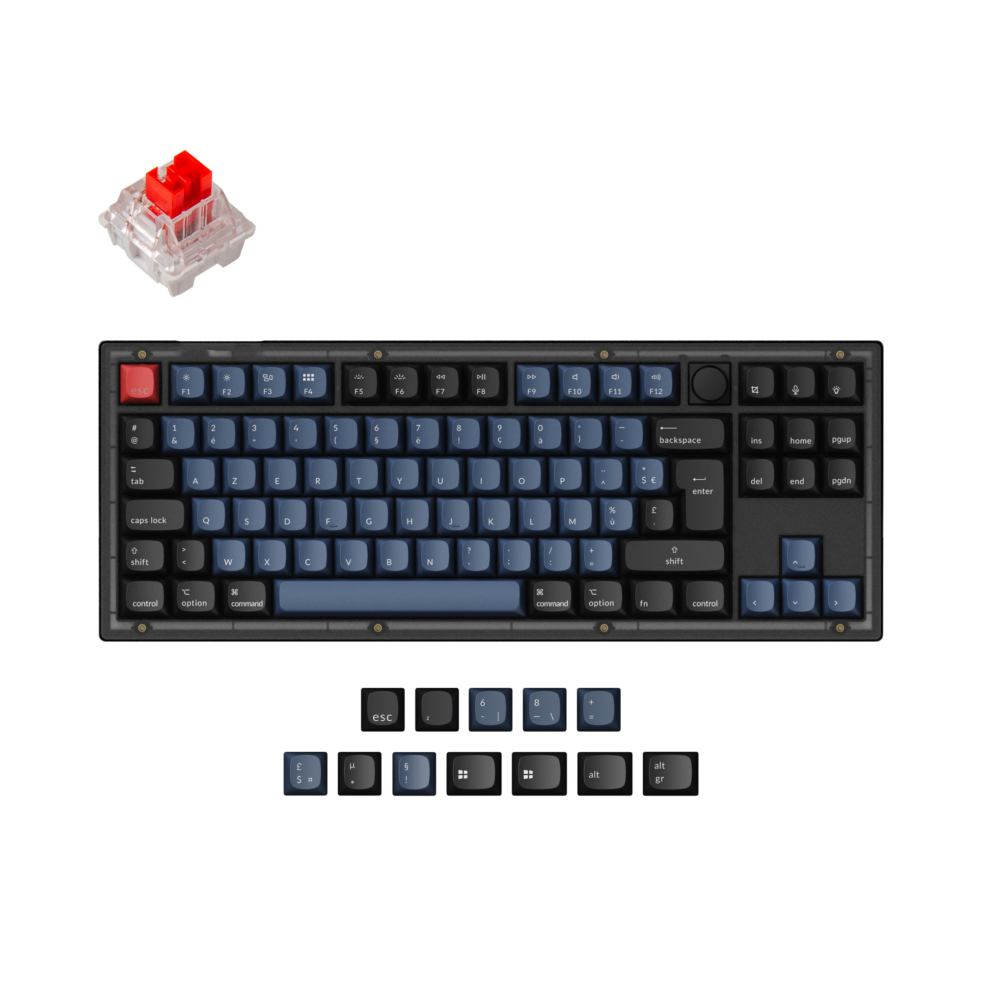 Keychron V3 GMK Knob RGB - Clavier PC Keychron - grosbill.com - 0