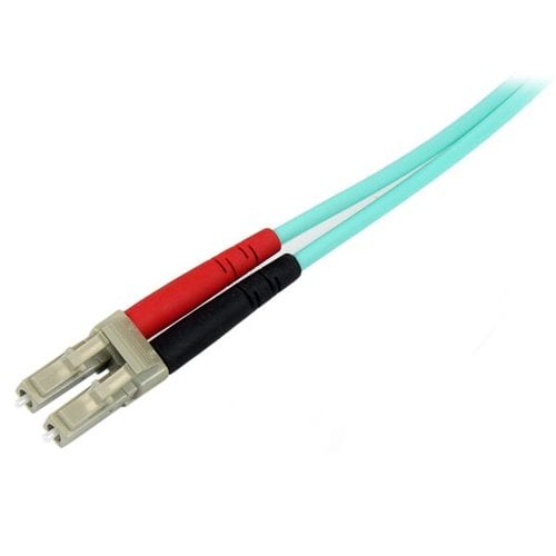 5m 10 Gb Aqua Fiber Patch Cable LC/LC - Achat / Vente sur grosbill.com - 1