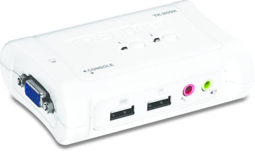 TK-209K - KVM Commut. 2 ports USB + Audio (+cable) - Commutateur - 1