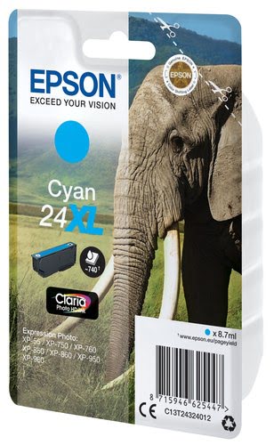 Epson - Cyan - C13T24324012 - Achat / Vente Consommable imprimante sur grosbill.com - 1