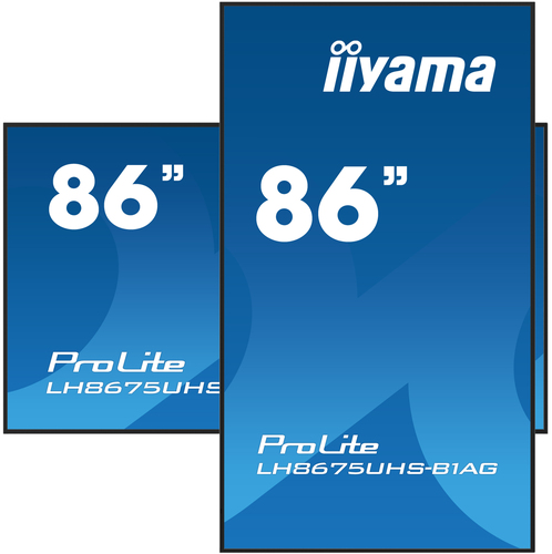 Iiyama LH8675UHS-B1AG - 85" 4K/IPS/Android/RJ45/WiFi (LH8675UHS-B1AG) - Achat / Vente Affichage dynamique sur grosbill.com - 5