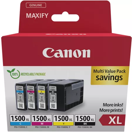 Imprimante multifonction Canon Bundle MAXIFY MB5150 + Pack de 4 Cartouches# - 5