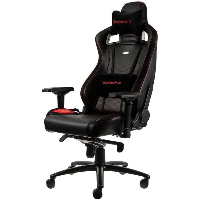 NobleChairs EPIC Series Noir/Rouge - Siège PC Gamer - grosbill.com - 1