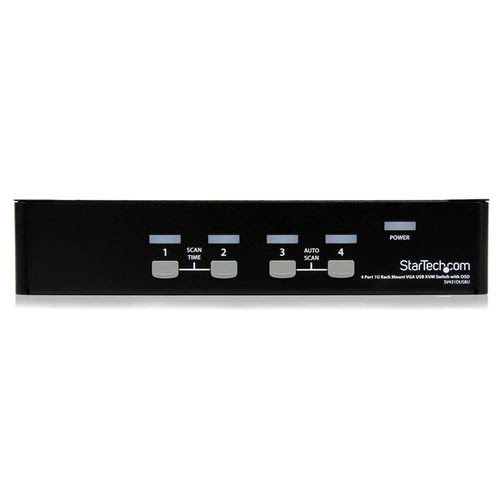 4 Port 1U Rackmount USB KVM Switch - Achat / Vente sur grosbill.com - 1