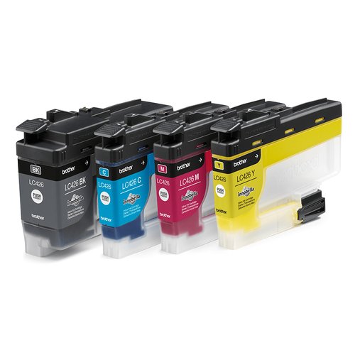 Pack LC426VAL Noir/Cyan/Magenta/Jaune pour imprimante Jet d'encre Brother - 1