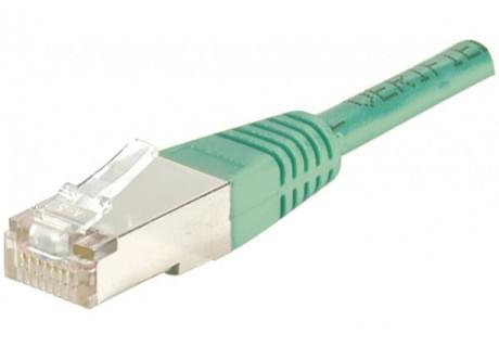 Patch RJ45 cat6 FTP 15cm Vert - Connectique réseau - grosbill.com - 0