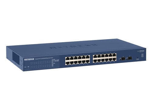 Switch Netgear 24 ports 10/100/1000 GS724T Rackable - grosbill.com - 1