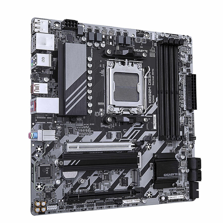 Gigabyte B850M DS3H Micro-ATX  - Carte mère Gigabyte - grosbill.com - 1