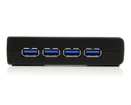 4 Port Black SuperSpeed USB 3.0 Hub - Achat / Vente sur grosbill.com - 1