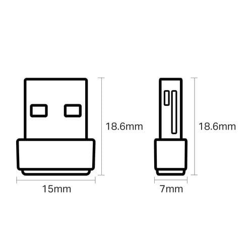 AC600 Nano Wi-Fi USB Adapter - Achat / Vente sur grosbill.com - 3