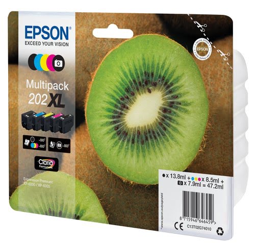 Epson Ink/202XL Kiwi CMYBPk - Achat / Vente Consommable imprimante sur grosbill.com - 1