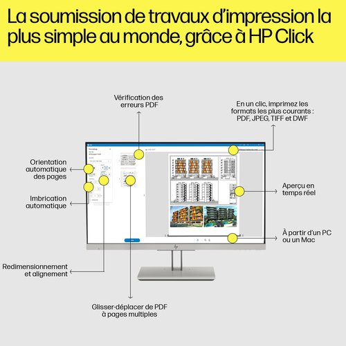 DESIGNJET T2600DR PS 36-IN MFP (3EK15A#B19) - Achat / Vente sur grosbill.com - 10