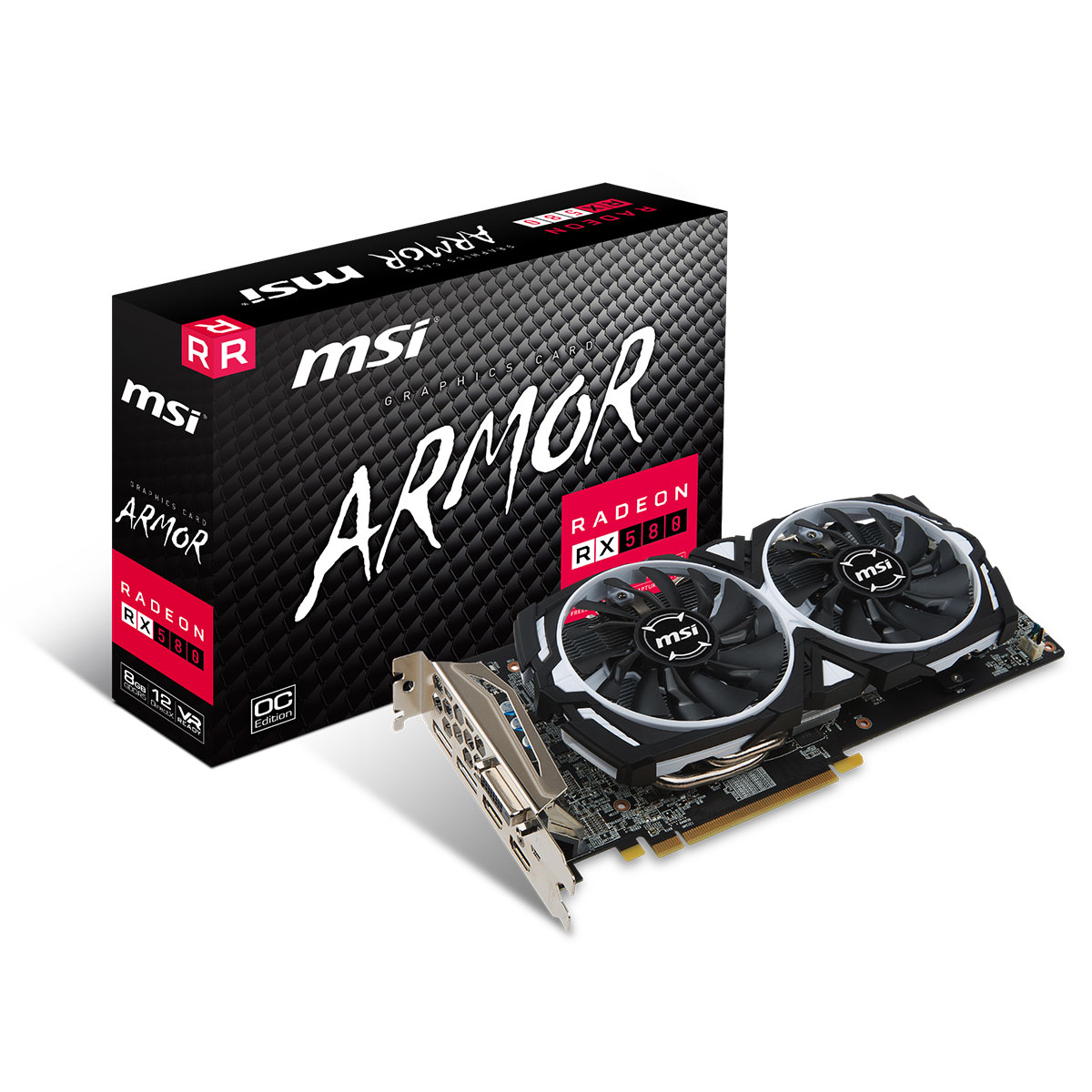 MSI RX 580 ARMOR 8G OC  - Carte graphique MSI - grosbill.com - 0