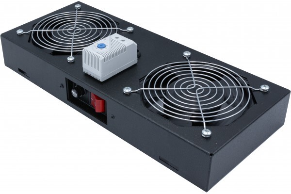 Ekivalan Coffret 9U 600mm + Kit 2 ventilateurs Thermostat  (CEPAFANTHMBL-2 + CEPA09U6060BL132) - Achat / Vente Réseau divers sur grosbill.com - 1