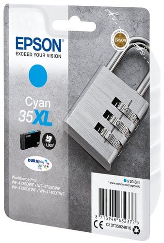 Epson - Cyan - C13T35924010 - Achat / Vente Consommable imprimante sur grosbill.com - 1