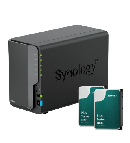 Synology DS224+ - 2 Baies avec 2 Disques de 6 To# - Serveur NAS - 0