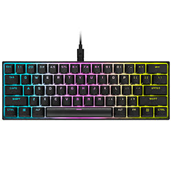 image produit Corsair K65 RGB Mini 60% Noir (Cherry MX Red) Grosbill