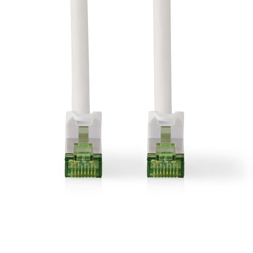 Câble RJ45 CAT7 S/FTP - male/male - 10m - Blanc  - 1