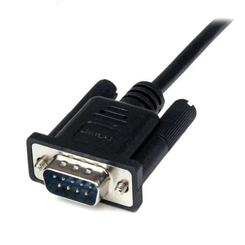 1m Black DB9 RS232 Null Modem Cable F/M - Achat / Vente sur grosbill.com - 3