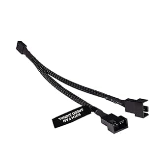 Splitter PWM 2x 4 Pin - 15 cm Noir  - Connectique PC - grosbill.com - 2