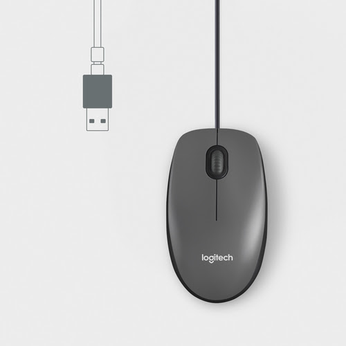  MOUSE M100 - BLACK - - Achat / Vente sur grosbill.com - 1