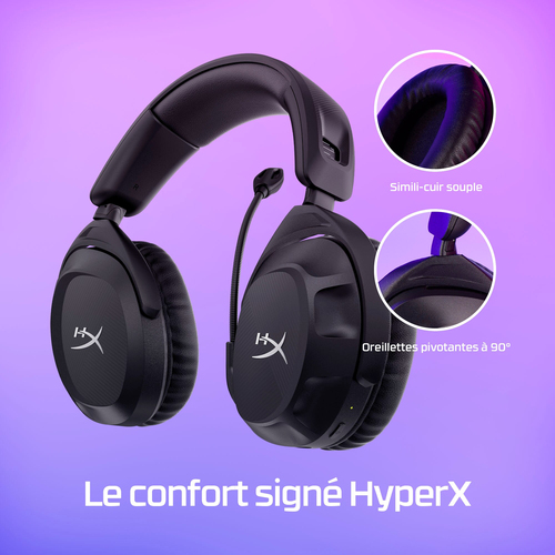 HyperX Cloud Stinger 2 Noir   - Micro-casque - grosbill.com - 13