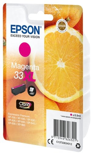 Epson - Magenta - C13T33634012 - Achat / Vente Consommable imprimante sur grosbill.com - 1