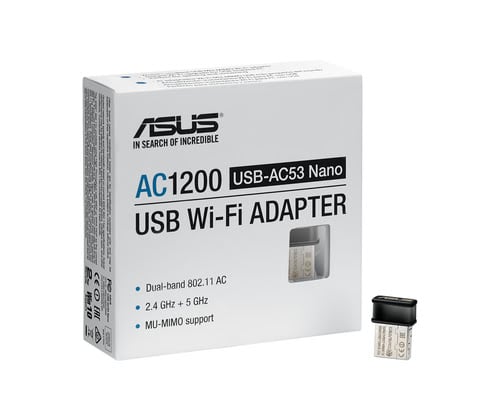 Asus Clé USB WiFi 5 AC - USB-AC53 Nano  - Carte réseau Asus - 8