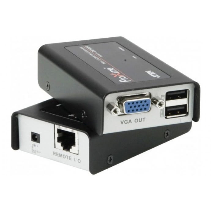 Extender VGA + 2xUSB via RJ45 - 100m - Connectique PC - 0