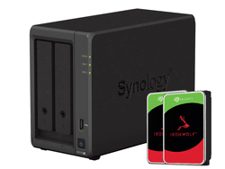 image produit Synology DS723+ - 2 Baies avec 2 Disques de 4To Grosbill