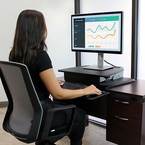 Sit-to-Stand Workstation - Height Adjust - Achat / Vente sur grosbill.com - 10