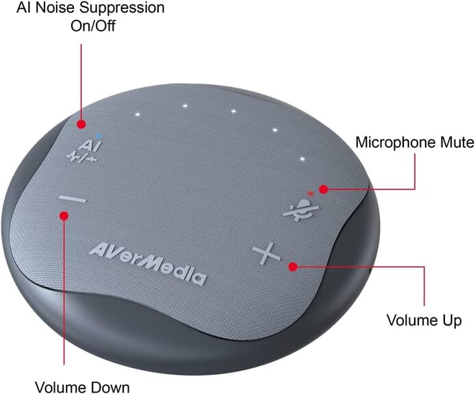 Avermedia Smart Speakerphone AS315 (61AS315000AE) - Achat / Vente Vidéoconférence sur grosbill.com - 3