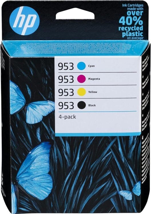 Cartouches 953 Noir+Cyan/Magenta/Jaune - 6ZC69AE pour imprimante Jet d'encre HP - 0