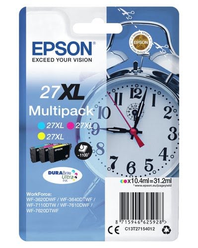 Epson Ink/27XL Alarm Clock 10.4ml CMY - Achat / Vente Consommable imprimante sur grosbill.com - 2